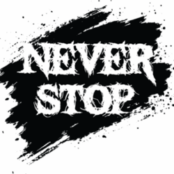 Bügelbild Never Stop