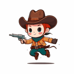 Bügelbild Little Cowboy