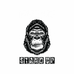 Bügelbild Erwachsene Get Up Stand Up