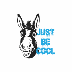 Bügelbild Erwachsene, Just Be Cool