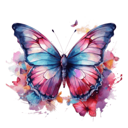 Bügelbild Schmetterling