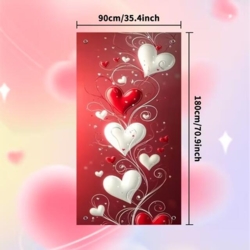 2D Türbanner Herzmotiv  90×180cm