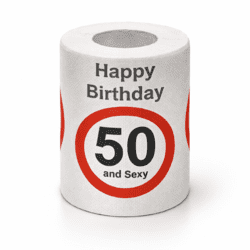 Papier toilette « 50 and Sexy »