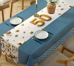 Chemin de table 50 ans or – 180 x 30 cm