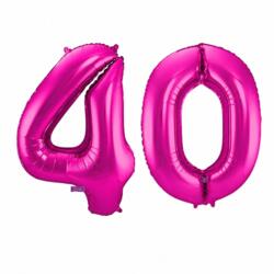 40 Geburtstag Ballon Set 4 & 0 Pink