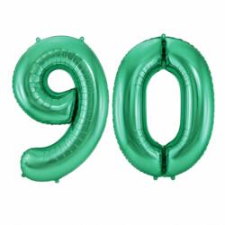 90 Geburtstag Ballon Set 9 & 0 Grün 86cm