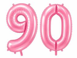Zahlenballon 90 Pink - Set 9 & 0