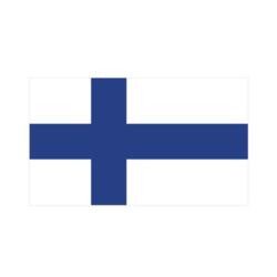Bügelbild Finnland Flagge