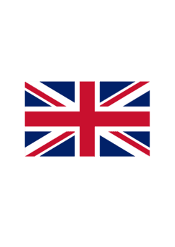 Bügelbild Grossbritannien Flagge