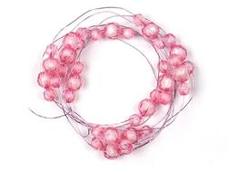 Guirlande de perles rose