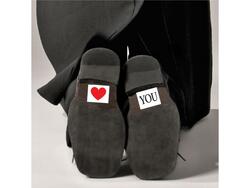 Schuh Aufkleber "HEART AND YOU"