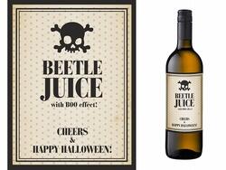 Flaschenetiketten "Beetle juice"
