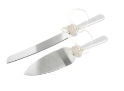 Couverts à gâteau à la rose