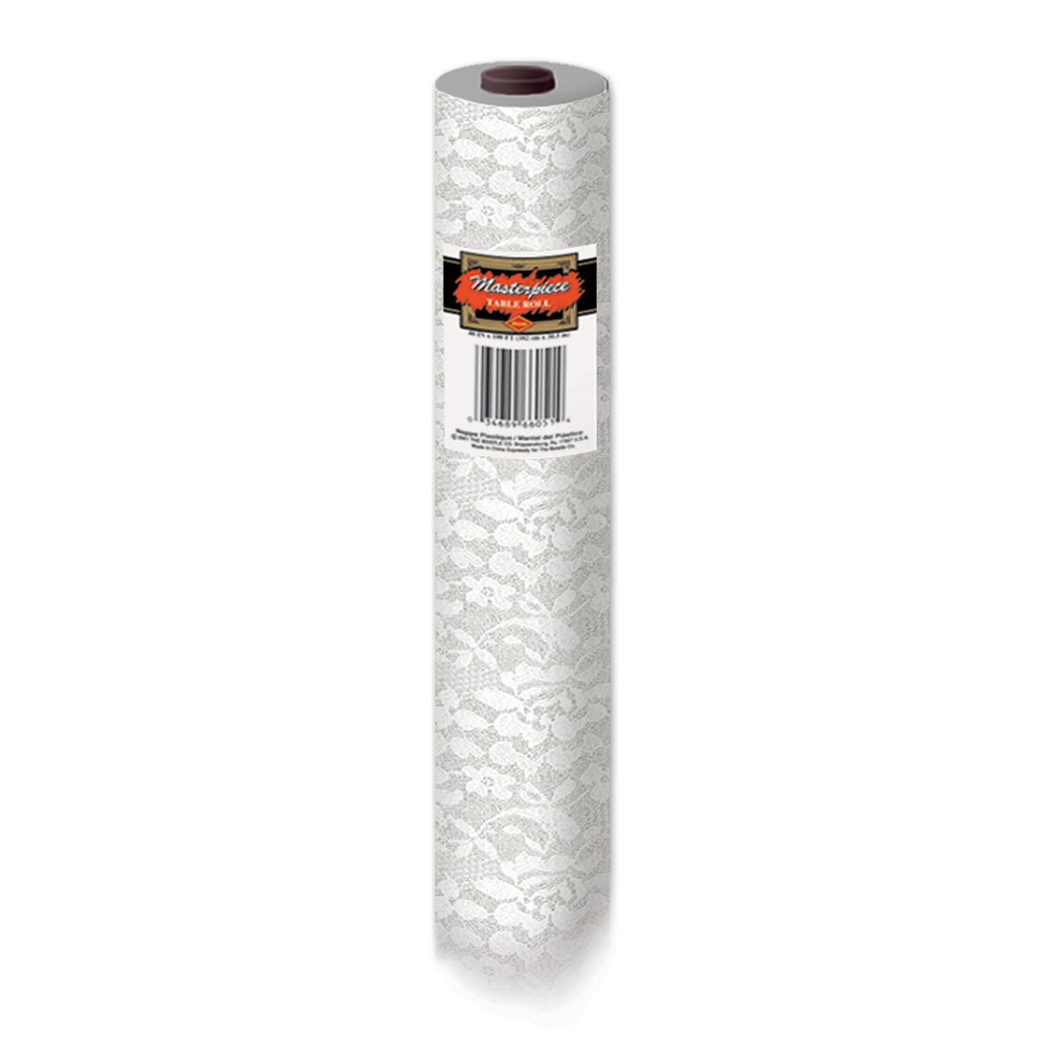 Tischdecken Rolle Transparent Spitzenmuster