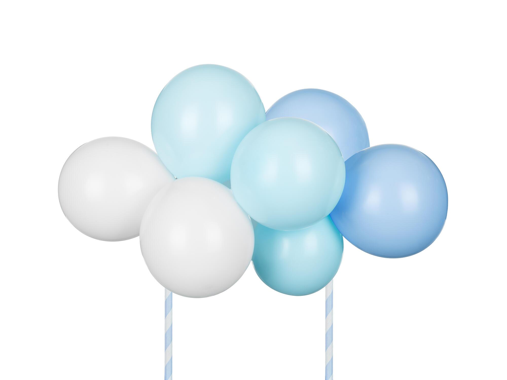 BUBABLOON Ballon-Bälle Blau - Sicher, Waschbar, Wiederverwendbar, Für Kinder Ab 4 Monaten