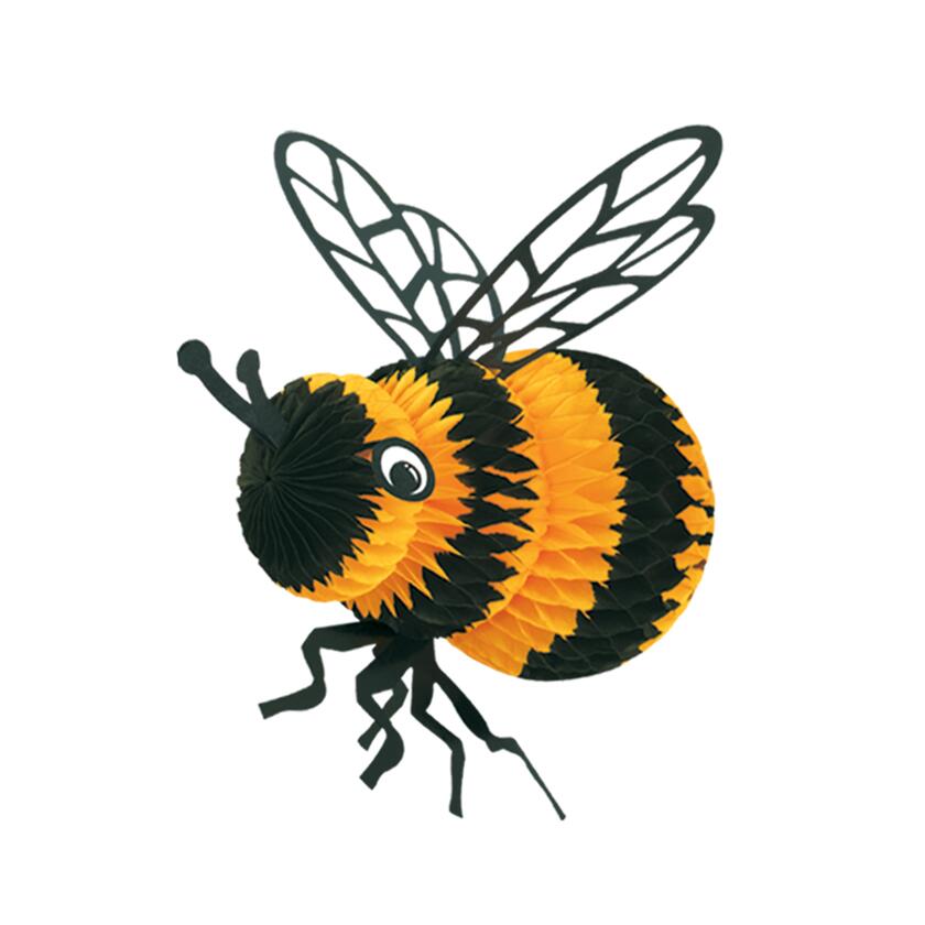 Papier nid d&#39;abeille décoration abeille