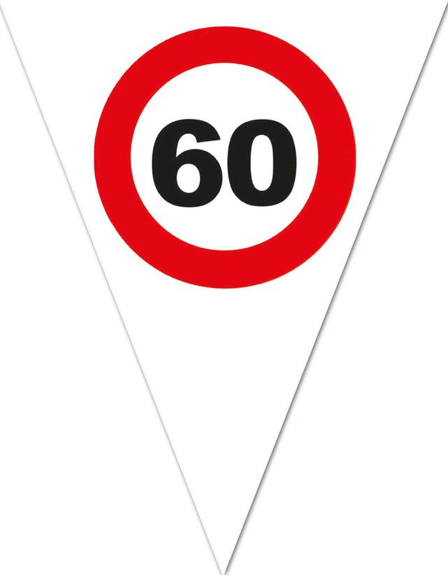 Wimpelkette 60 Jahre Traffic Sign