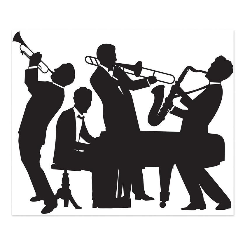 Déco murale groupe de jazz années 20