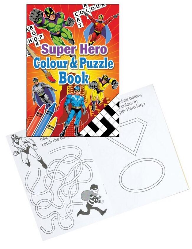 Super-héros de livre de coloriage