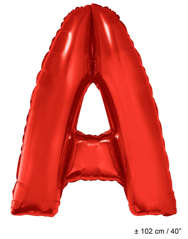 Buchstabenballon "A" Rot 1 Meter