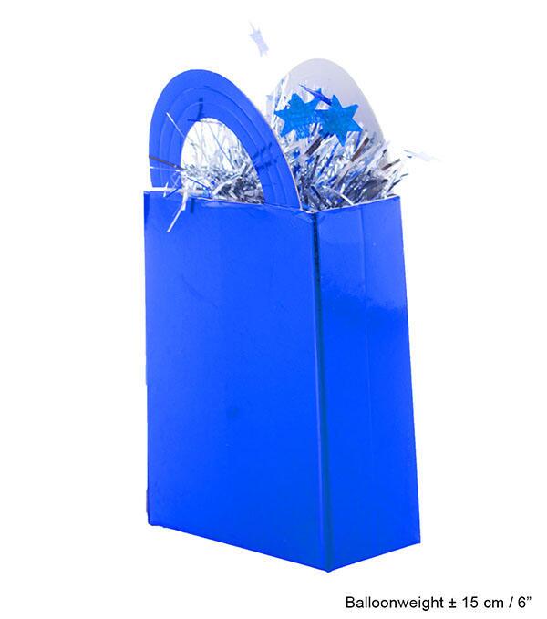 Ballon Halter Geschenkbox Blau