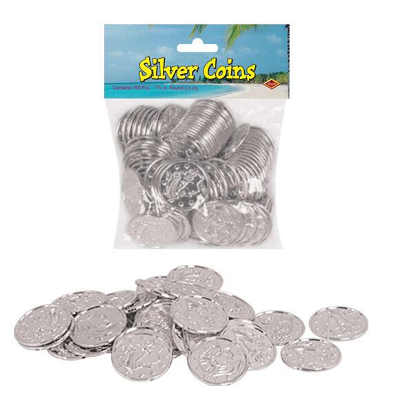 Piraten Münzen Silber