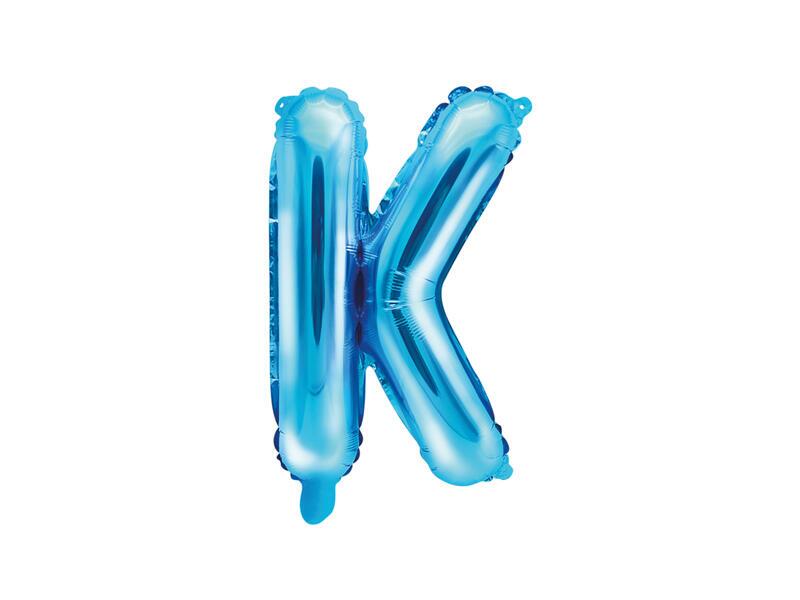 Ballon Buchstaben K Blau 35 cm