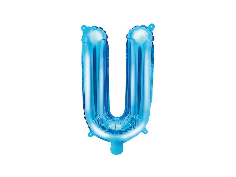 Mini Folienballon U Blau 35 cm