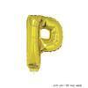 Mini Buchstabenballon P Gold
