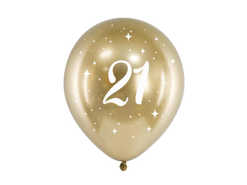 Ballone 21 Jahre Gold