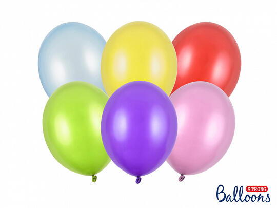 50 ballons mélange coloré 30cm
