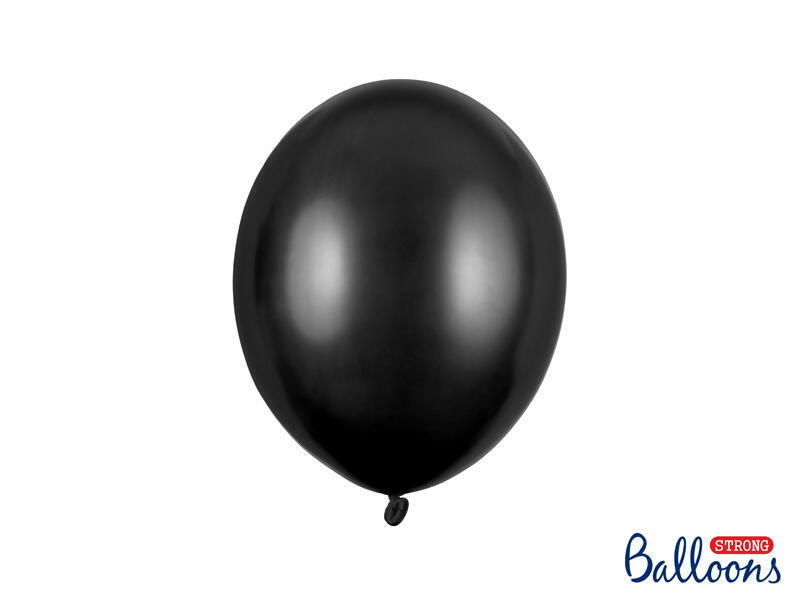 10 Schwarze Ballons 27cm
