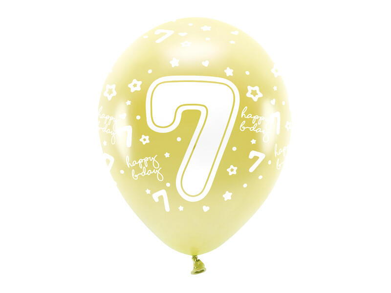 ECO Ballon 7 Jahre Gold