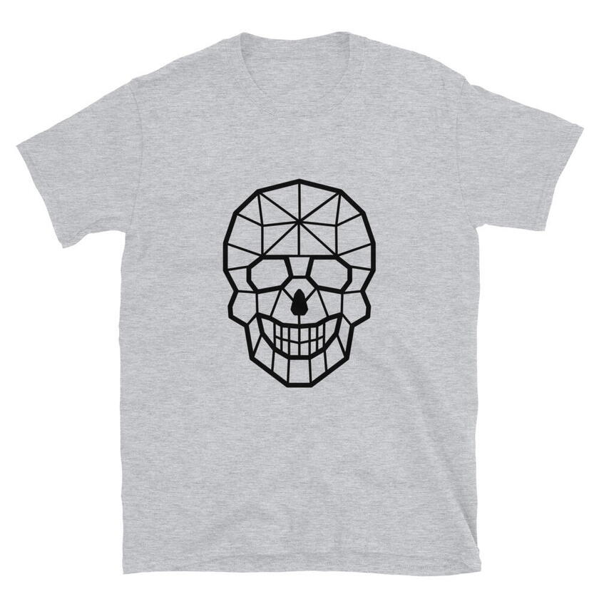 T-shirt tête de mort mosaïque 5 couleurs