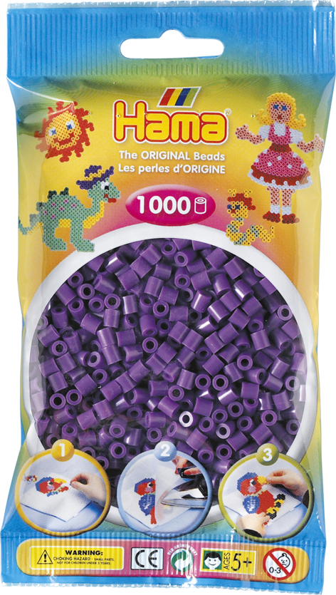 HAMA Perles Midi 1000 pièces Violet