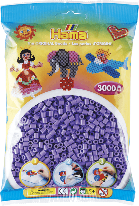 HAMA Perles Midi 3000 pièces Violet