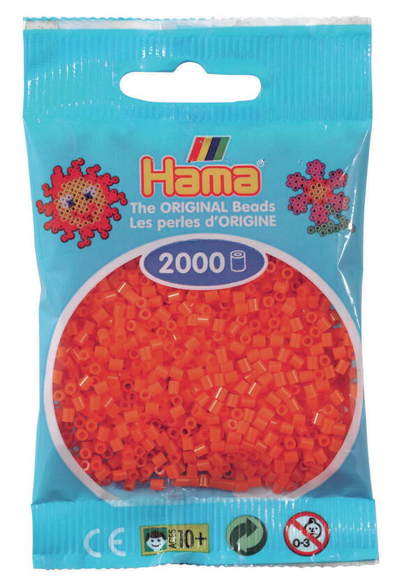 HAMA MINI perles 2000 pièces orange