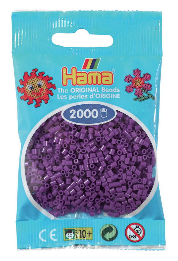HAMA MINI perles 2000 pièces violet