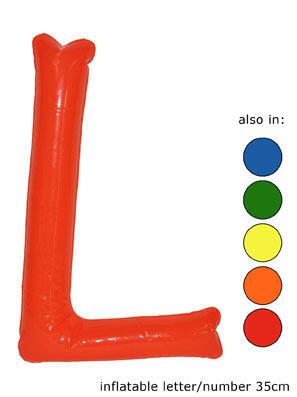 Ballon Buchstaben "L" Blau