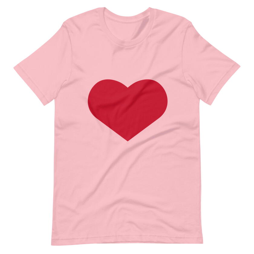 T-Shirt Herz Pink