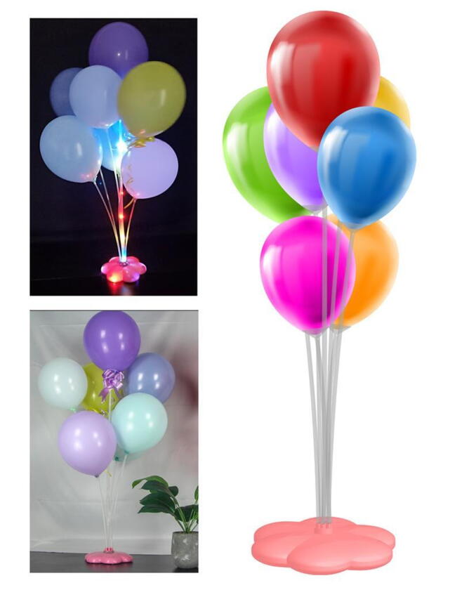 Support de ballon LED rotatif