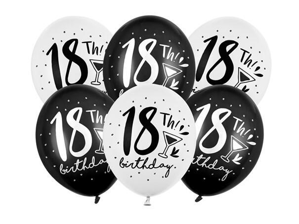 18 ballons d&#39;anniversaire