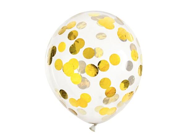 Goldig Konfetti Ballons 30cm