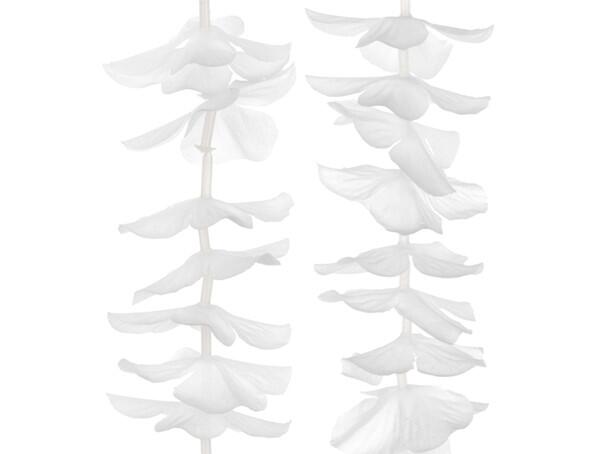 Guirlande de fleurs blanches 180cm
