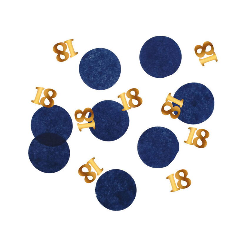 Table confettis bleu roi 18ème