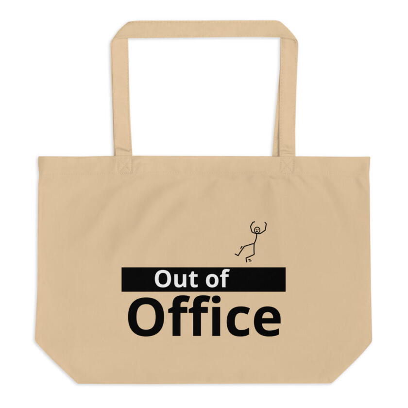 Stofftasche Out of Office