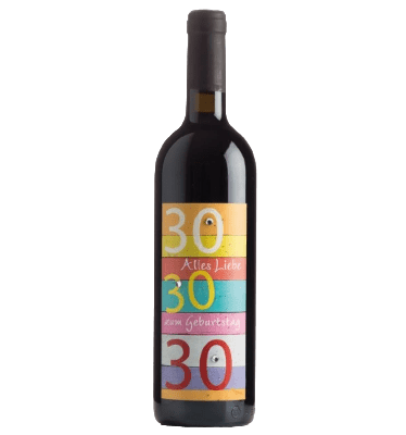 vin d'anniversaire 30 ans joyeux anniversaire