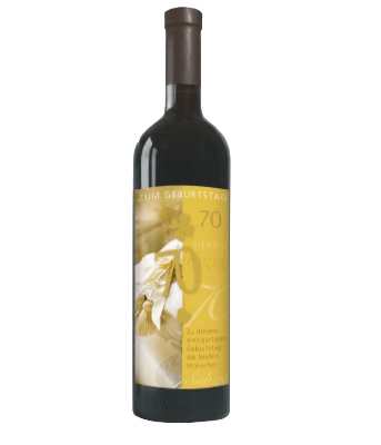 Geschenkidee Rotwein Zum 70 Geburtstag