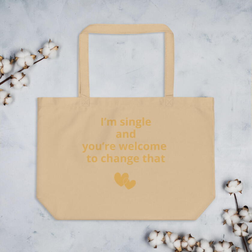 Tote Bag I’m single and you’re welcome to change that