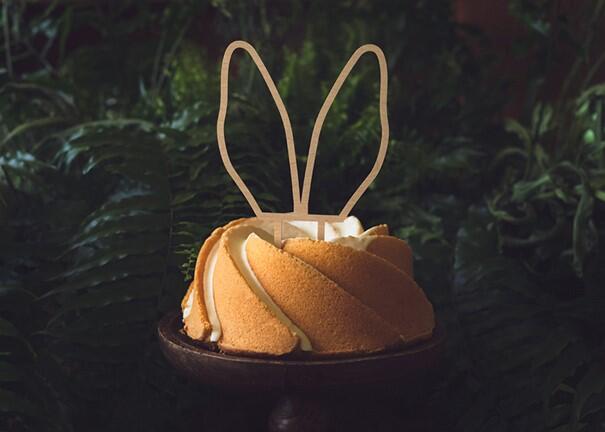 Oreilles de lapin pour décoration de gâteau